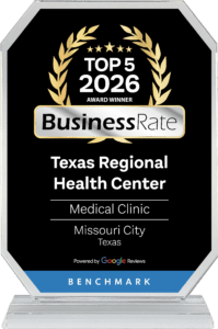 Texas Regional Health & Wellness recognized as a Top 5 Medical Clinic in Missouri City, Texas for 2026