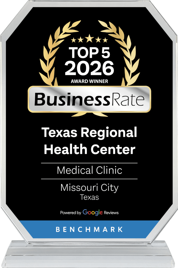 Texas Regional Health & Wellness recognized as a Top 5 Medical Clinic in Missouri City, Texas for 2026